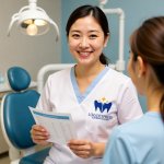 画像7: 輝く歯の王冠と星が示すロゴ (7)