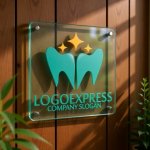 画像11: 輝く歯の王冠と星が示すロゴ (11)