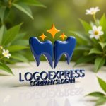 画像12: 輝く歯の王冠と星が示すロゴ (12)