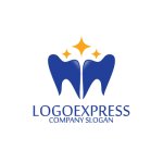 画像1: 輝く歯の王冠と星が示すロゴ (1)