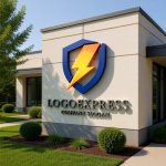 画像15: シールドと稲妻のパワフルロゴ (15)