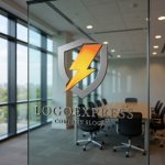 画像10: シールドと稲妻のパワフルロゴ (10)