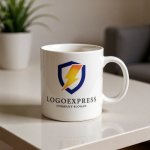 画像12: シールドと稲妻のパワフルロゴ (12)