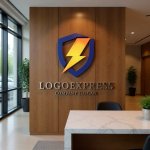 画像13: シールドと稲妻のパワフルロゴ (13)