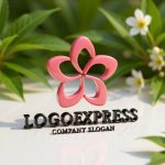 画像12: 可憐な桜の花びらロゴ (12)