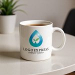 画像16: 水滴と新芽の成長ロゴ (16)