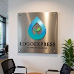 画像7: 水滴と新芽の成長ロゴ (7)