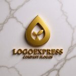 画像13: 水滴と新芽の成長ロゴ (13)