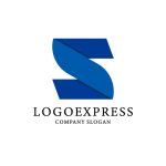 画像1: Sの流線型ロゴ (1)