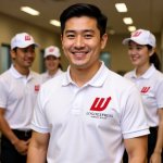 画像14: 上昇するWと矢印のロゴ (14)