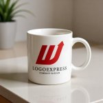 画像16: 上昇するWと矢印のロゴ (16)