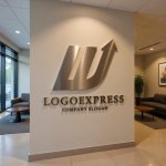 画像10: 上昇するWと矢印のロゴ (10)