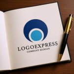 画像6: 重なり合う二つの円の繋がりロゴ (6)