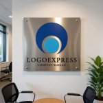 画像7: 重なり合う二つの円の繋がりロゴ (7)