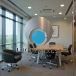 画像9: 重なり合う二つの円の繋がりロゴ (9)