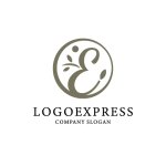 画像1: 自然と調和するEのエレガントロゴ (1)