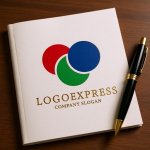 画像6: 三原色が重なる調和のロゴ (6)