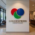 画像10: 三原色が重なる調和のロゴ (10)