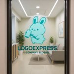 画像6: ハンマーを持つうさぎのクリエイティブロゴ (6)