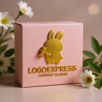 画像10: ハンマーを持つうさぎのクリエイティブロゴ (10)