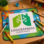 画像9: 木と家が融合したエコハウスロゴ (9)