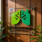 画像12: 木と家が融合したエコハウスロゴ (12)