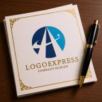 画像7: グローバルなA字と人型が躍動する成長ロゴ (7)