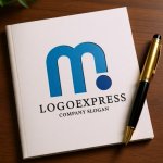 画像6: Mとドットのモダンコミュニケーションロゴ (6)