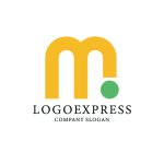 画像3: Mとドットのモダンコミュニケーションロゴ (3)