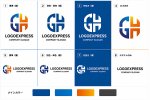 画像18: GHの幾何学的と先進的ロゴ (18)