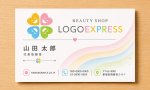 画像17: 笑顔のハートで綴る幸福のクローバーロゴ (17)