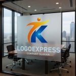 画像11: K字と躍動する人型の先進的成長ロゴ (11)