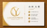 画像17: Y字と円が織りなす洗練されたゴールドロゴ (17)