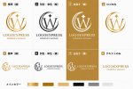 画像18: W字と円が織りなす洗練されたロゴ (18)