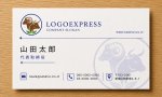 画像17: 羊と牛、自然の調和を象徴する円形ロゴ (17)