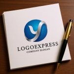 画像6: Y字と軌道が融合する先進的ロゴ (6)