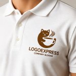 画像14: 猫とコーヒーの癒しロゴ (14)