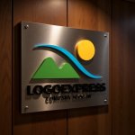 画像5: 山と太陽、川が織りなす自然のハーモニーロゴ (5)