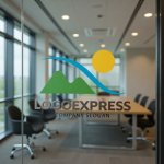 画像9: 山と太陽、川が織りなす自然のハーモニーロゴ (9)