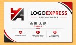 画像17: YAの幾何学的・先進的連結ロゴ (17)