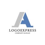 画像1: シンプルで力強い「A」のロゴ (1)
