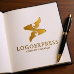 画像6: S字と和風装飾が融合した躍動のロゴ (6)