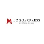 画像2: M字とダイヤモンドの力強い成長ロゴ (2)