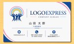 画像17: 人々と虹が織りなす躍動の調和ロゴ (17)