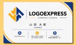 画像17: YFの幾何学的・先進的連結ロゴ (17)