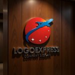 画像5: 空を駆ける飛行機と星のグローバルロゴ (5)