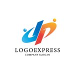画像1: DPの躍動的な連結・成長ロゴ (1)