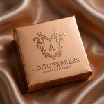 画像14: Aの葉飾り紋章ロゴ (14)