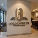 画像10: A字と本が融合した知性と成長のロゴ (10)