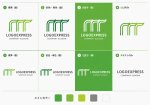 画像18: M字と若葉が織りなす自然派成長ロゴ (18)